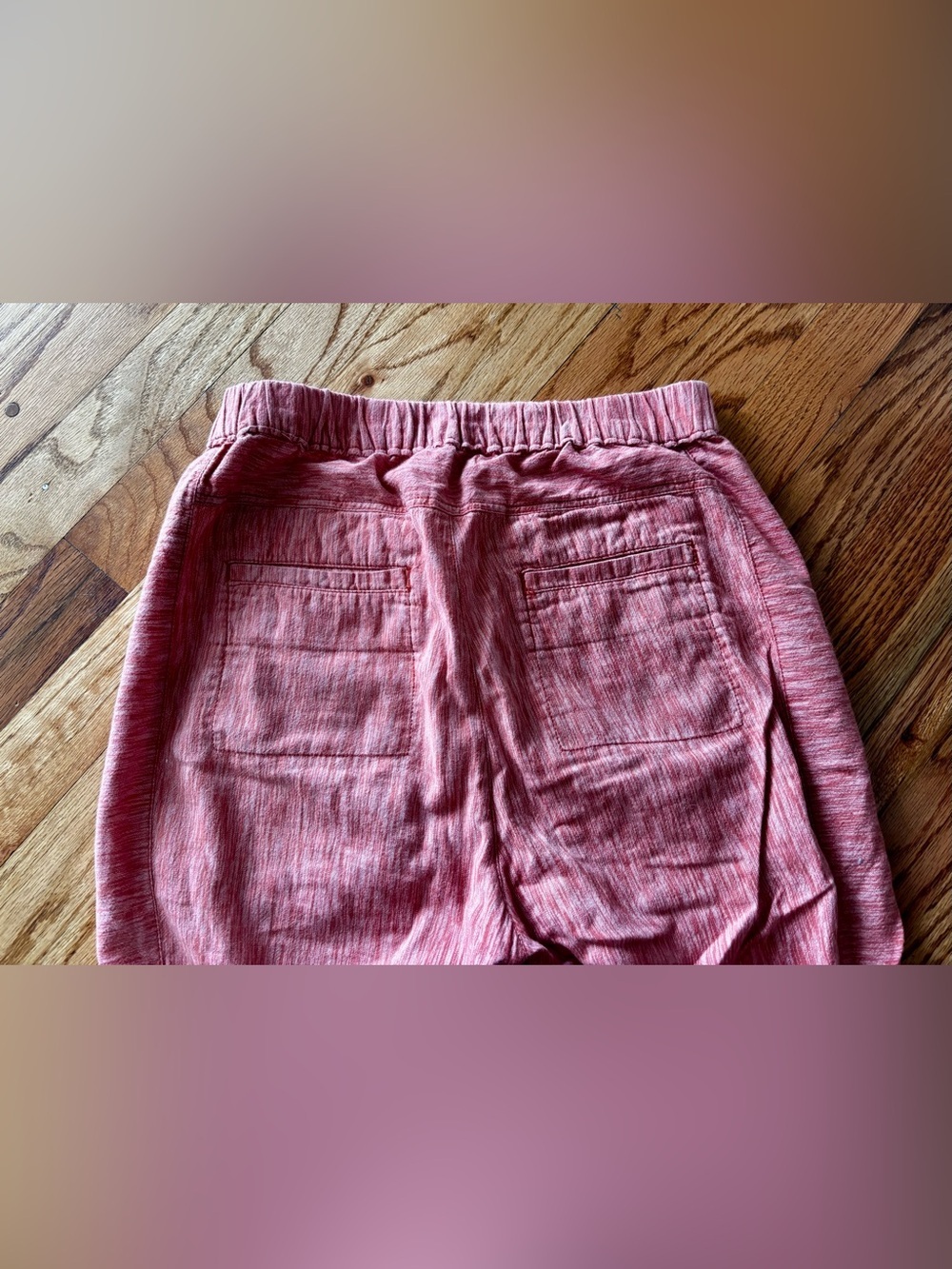 Anthropologie Dusty Rose Pull-On Track Pants - Picture 10 of 10